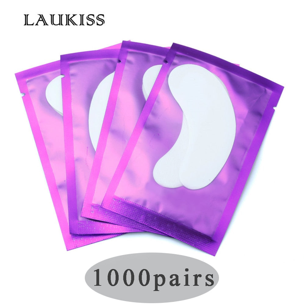 50/500/1000pcs Wholesale Hydrogel Eye Patch for Building Eyelash Extension Under Eye Pads Grafted Lash Stickers Beauty Tools