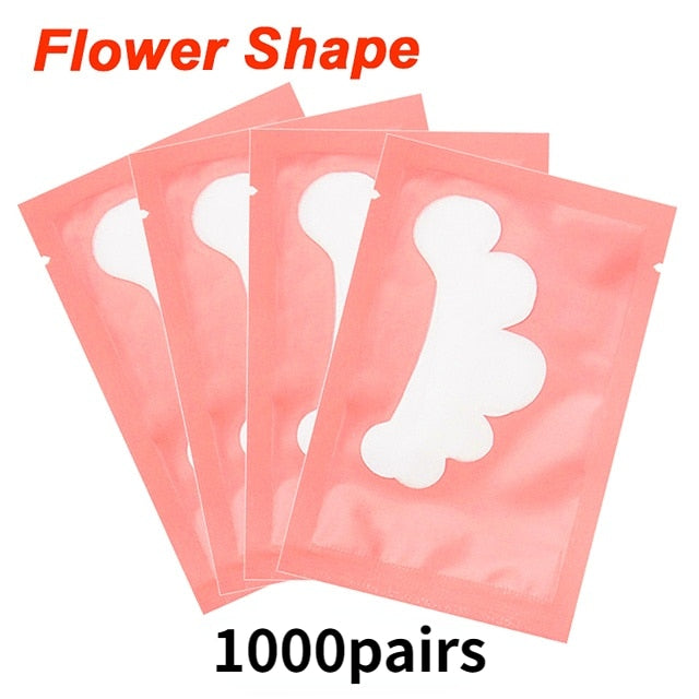 50/500/1000pcs Wholesale Hydrogel Eye Patch for Building Eyelash Extension Under Eye Pads Grafted Lash Stickers Beauty Tools