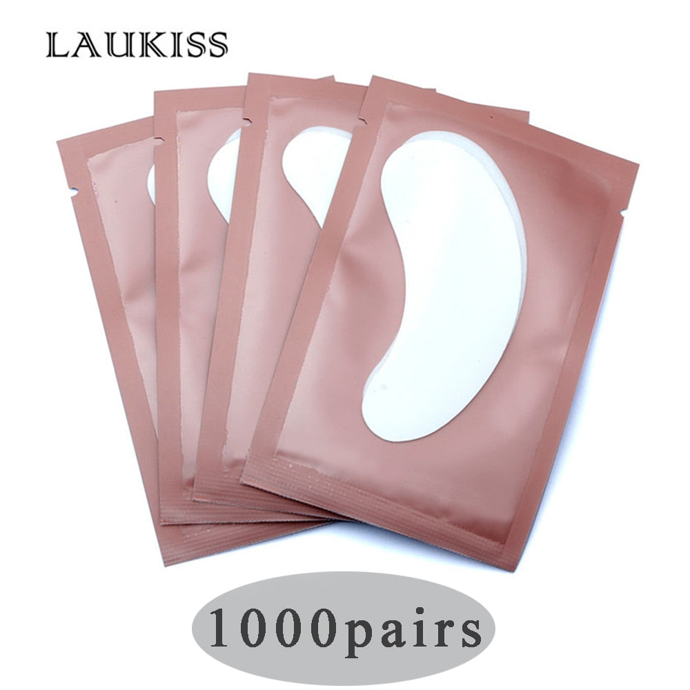 50/500/1000pcs Wholesale Hydrogel Eye Patch for Building Eyelash Extension Under Eye Pads Grafted Lash Stickers Beauty Tools